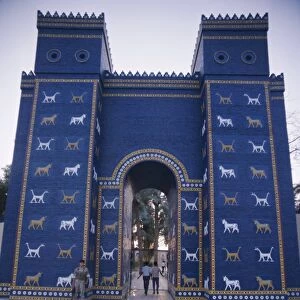 The reconstructed Ishtar Gate