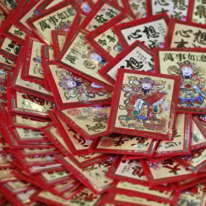 Red envelopes (hongbao) for Chinese New Year, France, Europe