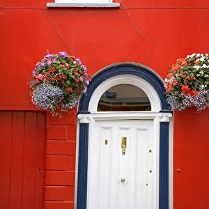 Red house in Fermoy Town, County Cork, Munster, Republic of Ireland, Europe