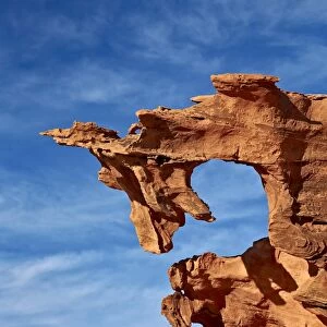 Red sandstone finger, Gold Butte, Nevada, United States of America, North America