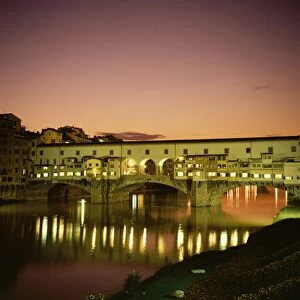 Reflections of the Ponte Vecchio dating from 1345