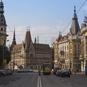 Regele Ferdinand Street, Cluj Napoca, Transylvania, Romania, Europe