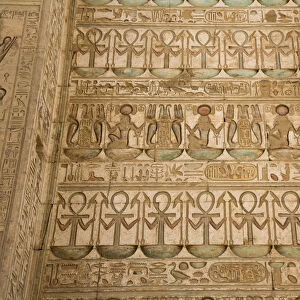Reliefs, Gateway of Ptolemy III, Karnak Temple Complex, UNESCO World Heritage Site, Luxor