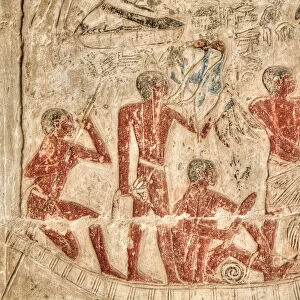 Reliefs, Mastaba of Ankh-Ma-Hor, Necropolis of Saqqara, UNESCO World Heritage Site