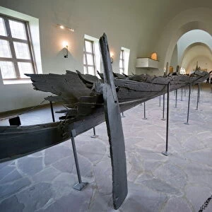 Remains of Tune Viking ship excavated from Oslofjord, Vikingskipshuset