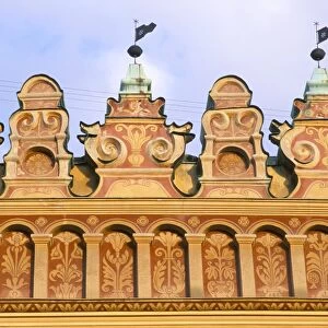 Detail of Renaissance Thurzov dom (house) facade