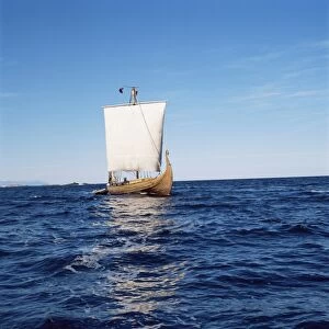 Replica of the Viking Oseberg ship