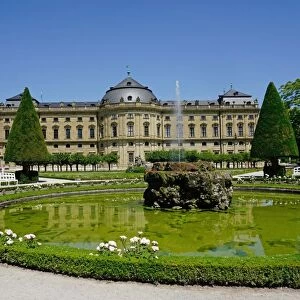 The Residence Palace, UNESCO World Heritage Site, Wurzburg, Bavaria, Germany, Europe