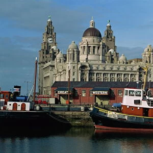 Restored steamer and rail terminal, Liverpool, UNESCO World Heritage Site