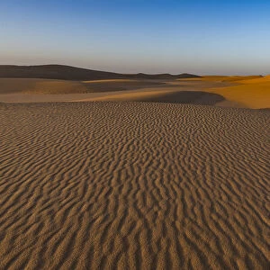 Ripples in the desert sand, Sahara, Niger, Africa