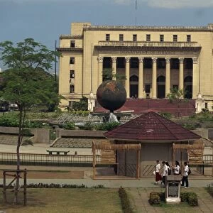 Rizal Park and the Department of Finance in Manila