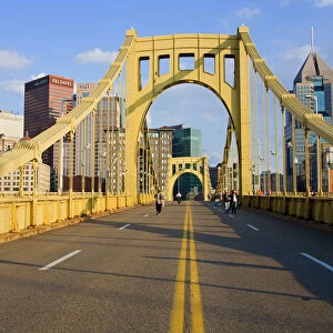 Roberto Clemente Bridge (6th Street Bridge) over the Allegheny River, Pittsburgh