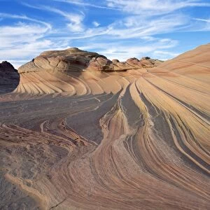 Rock formation known as Swirls on Colorado Plateau