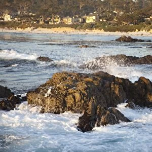 Rocky coast along Ocean Drive in Carmel, California, United States of America