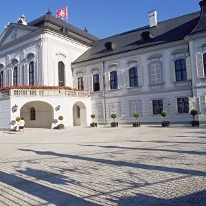 Rococo Grassalkovich Palace dating from the 1760s