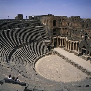 The Roman amphitheatre dating from the 2nd century AD