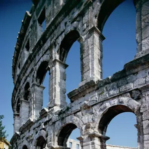 Roman amphitheatre, Pula, Croatia, Europe