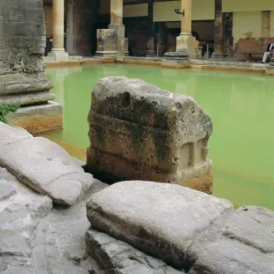 The Roman Baths, Bath, Avon, England, UK