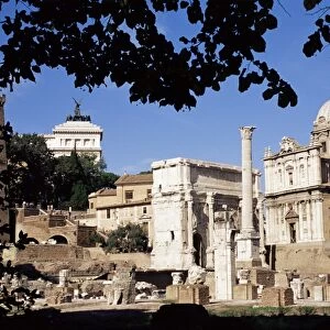 The Roman Forum looking north