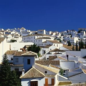 Rooftop View of the Village of Ronda, Malaga, Andalucia, Spain