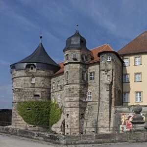 Rosenberg fotress, Kronach, Frankenwald, Bavaria, Germany, Europe