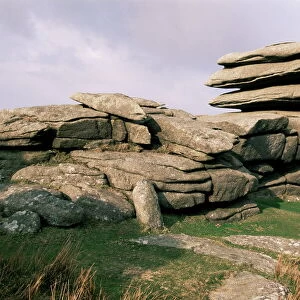 Rough Tor Rocks, Bodmin Moor, near Camelford, Cornwall, England, United Kingdom, Europe