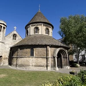 The Round Church, dating from 1130, Cambridge, Cambridgeshire, England