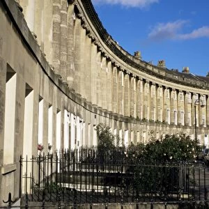 The Royal Crescent, Georgian terrace, UNESCO World Heritage Site, Bath