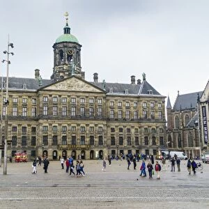 The Royal Palace in Dam Square, Amsterdam, Netherlands, Europe