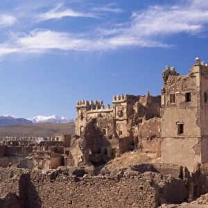 Ruins of Glaoui kasbah at Telouet