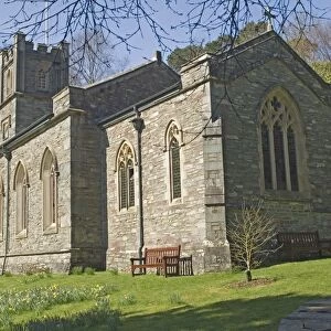 Rydal village church, William Wordsworth was churchwarden here whilst living at Rydal Mount