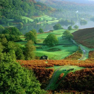 Rydal Water, Lake District National Park, Cumbria, England, UK