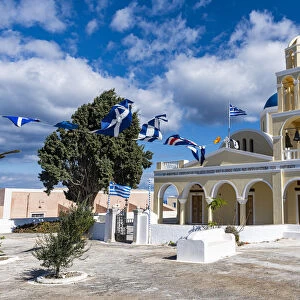 Saint George church, Santorini, Cyclades, Greek Islands, Greece, Europe