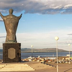 Saint Nicholas Statue, Siberian City Anadyr, Chukotka Province, Russian Far East, Eurasia