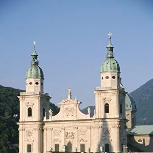 Salzburg Cathedral, built between 1614 and 1655, designed by Italian architect Santino Solari