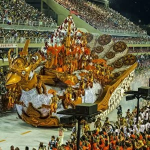 Samba Parade at the Carnival in Rio de Janeiro, Brazil, South America
