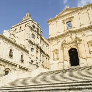 San Francesco Church, Noto, UNESCO World Heritage Site, Sicily, Italy, Europe