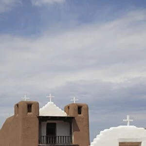 San Geronimo Chapel, Church, Taos Pueblo, UNESCO World Heritage Site, Taos, New Mexico, United States of America, North America