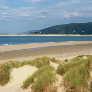 Sand dunes and Borth beach