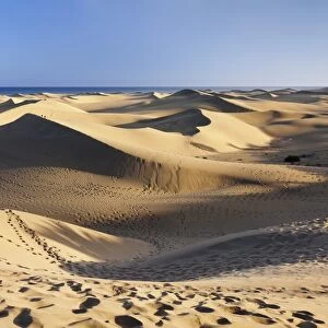 Sand dunes of Maspalomas, Maspalomas, Gran Canaria, Canary Islands, Spain, Atlantic, Europe