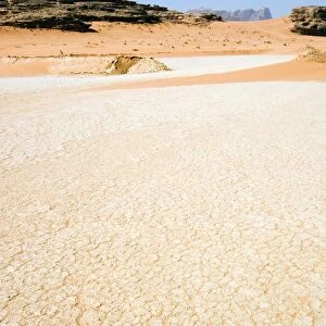 Sand in Wadi Rum, Jordan, Middle East