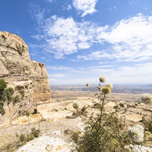 Sandstone rocks of Gheralta Mountains, Tigray Region, Ethiopia, Africa