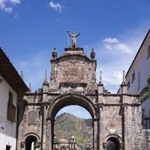 Santa Clara Arch, Cuzco. Peru, South America