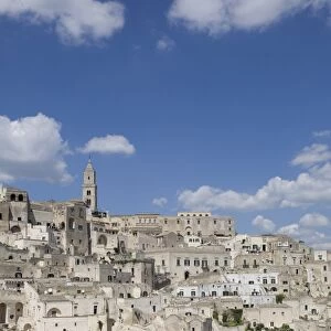 The Sassi Quarter, UNESCO World Heritage Site, city of Matera, Basilicata