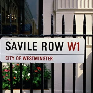 Savile Road, street sign, London, England, United Kingdom, Europe
