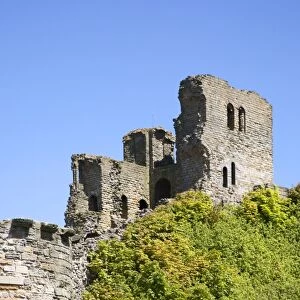 Scarborough Castle Keep, Scarborough, North Yorkshire, Yorkshire, England, United Kingdom, Europe