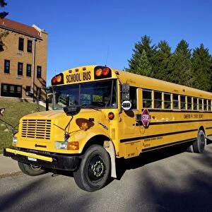 School Bus, St Joseph, Missouri, Midwest, United States of America, North America