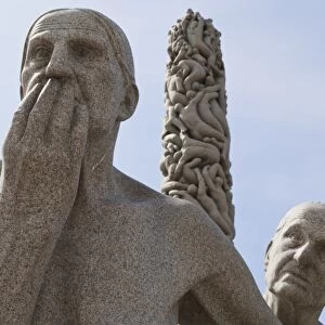 Sculptures by Gustav Vigeland, Frogner Park, Oslo, Norway, Scandinavia, Europe