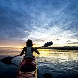 Sea Kayaking in Raja Ampat, West Papua, Indonesia, New Guinea, Southeast Asia, Asia