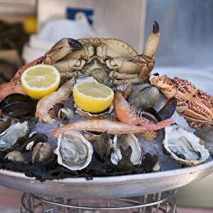Seafood, Nice, Alpes Maritimes, Provence, Cote d Azur, French Riviera, France, Europe